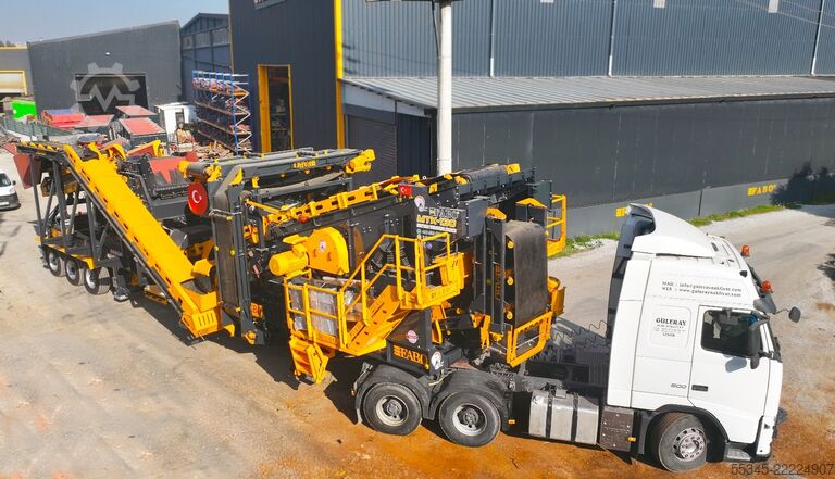 Zerkleinerungsanlage FABO Mobile Impact Crusher Mobile Impact Crusher MTK-130
