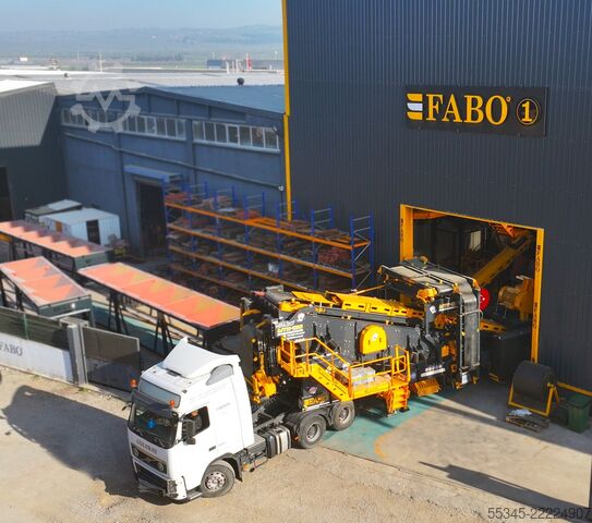 Zerkleinerungsanlage FABO Mobile Impact Crusher Mobile Impact Crusher MTK-130