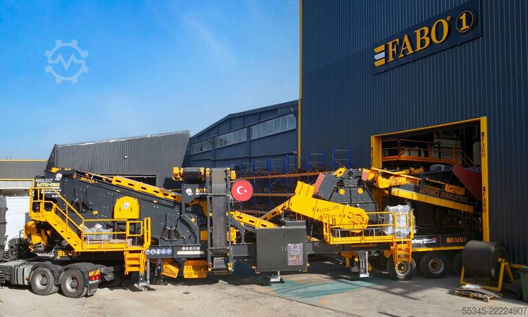 Zerkleinerungsanlage FABO Mobile Impact Crusher Mobile Impact Crusher MTK-130
