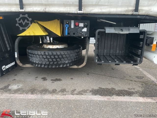 Auflieger mit Pritsche & Plane KRONE SD*Tautliner*Liftachse*Zertifikat*SAF-Achsen*