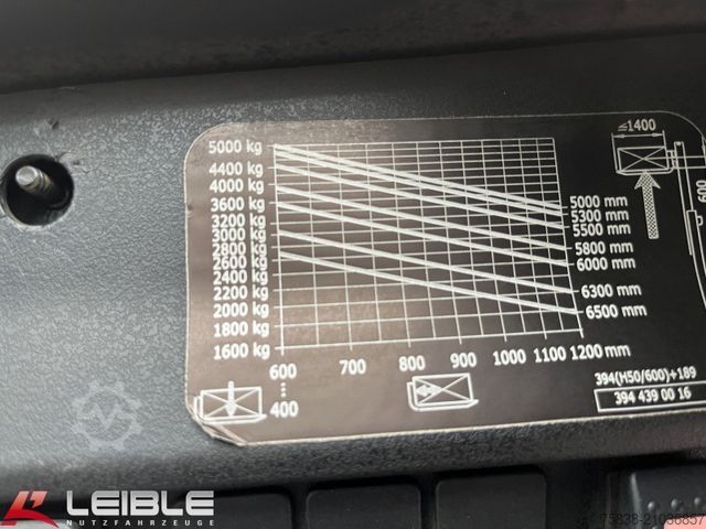 Frontstapler LINDE H50D-02/600*Duplexmast*Drehgabel*