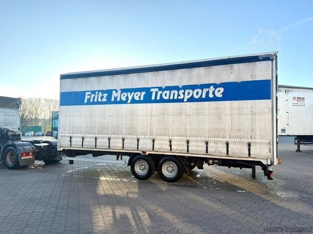 Anhänger mit Pritsche & Plane  Wiese 2-Achs Tandem Planen Anhänger