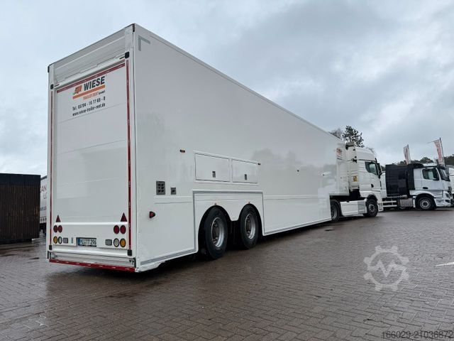 Low loader semitrailer LANGENDORF Burgers Doppelstock - Generalüberholt - ZLA