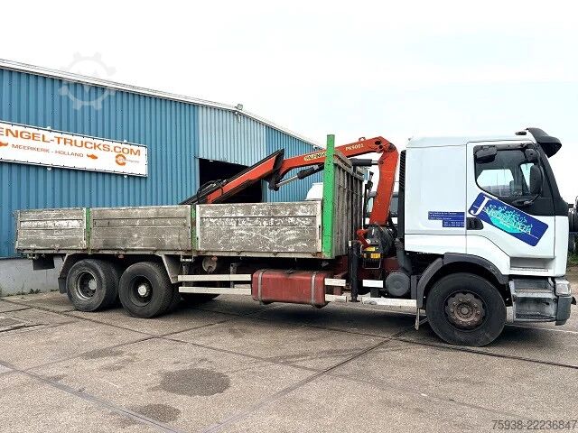 Tipper with crane Renault Premium 385 .26G 6x2 PALFINGER / KIPPER (MECHAN...