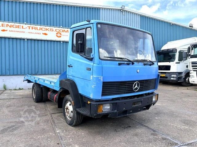 Car carrier van Mercedes-Benz LK 914 (6-CILINDER) RECOVERY TRUCK (FULL STEEL ...