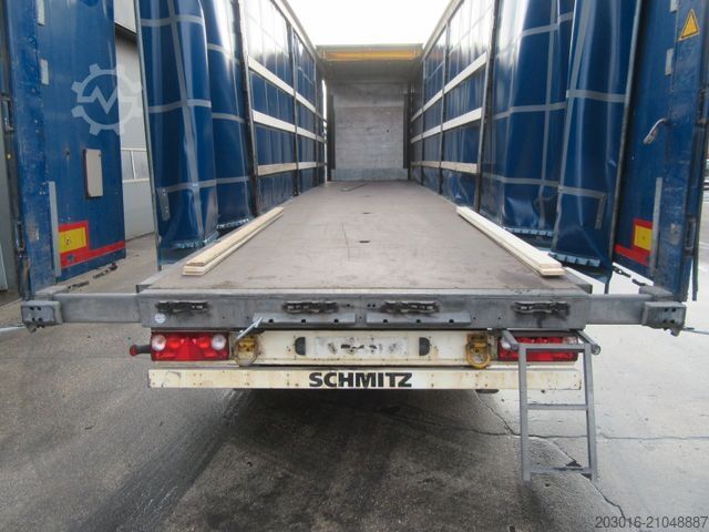 Open semitrailer with tarp SCHMITZ CARGOBULL Mega verbreiterbar auskurbelbar NEUE PLANE