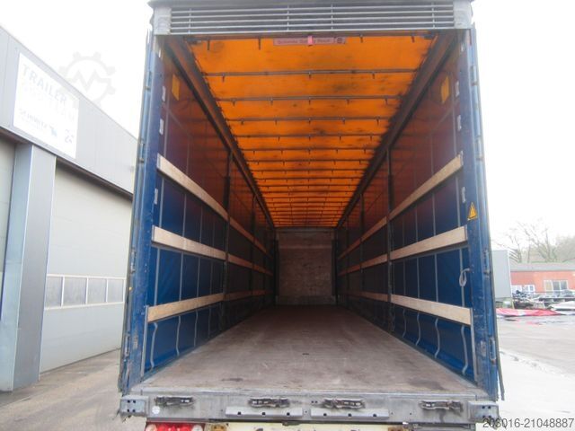 Open semitrailer with tarp SCHMITZ CARGOBULL Mega verbreiterbar auskurbelbar NEUE PLANE