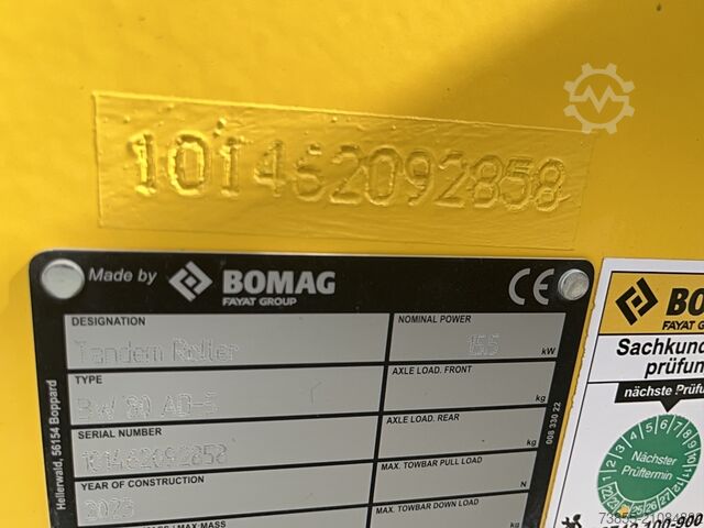Tandemwalze Bomag BW 80 AD-5