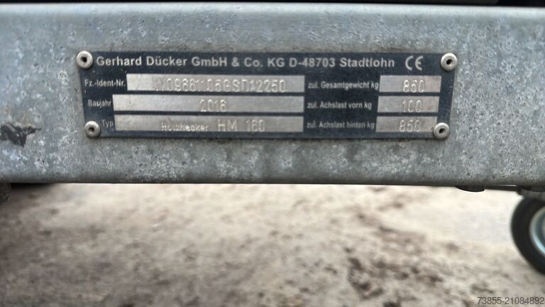 Schredder Dücker HM 160 Wood Chipper