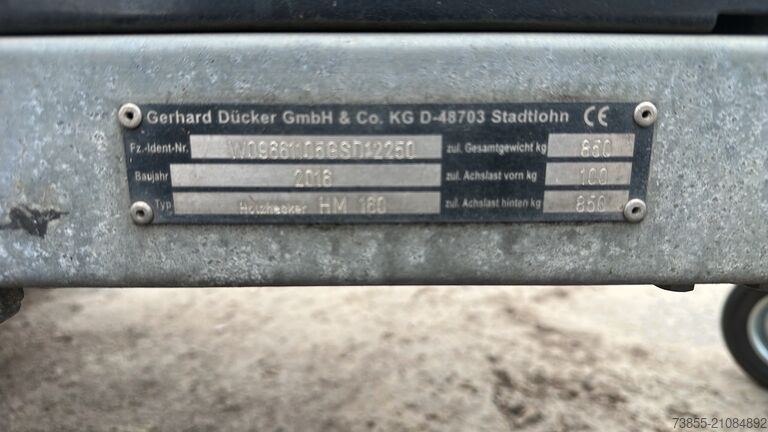 Schredder Dücker HM 160 Wood Chipper