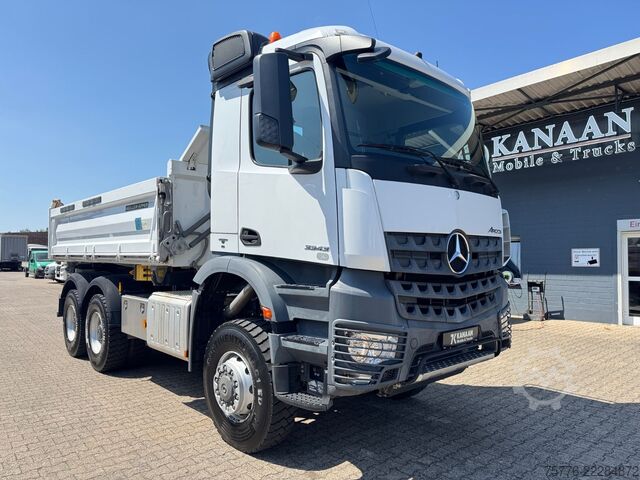 Three-sided tipper truck MERCEDES-BENZ 3343 Arocs 4 Allrad 6x6 MEILLER  Only 34.000 Km