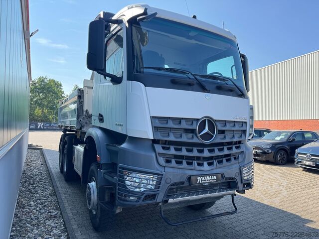 Three-sided tipper truck MERCEDES-BENZ 3343 Arocs 4 Allrad 6x6 MEILLER  Only 34.000 Km