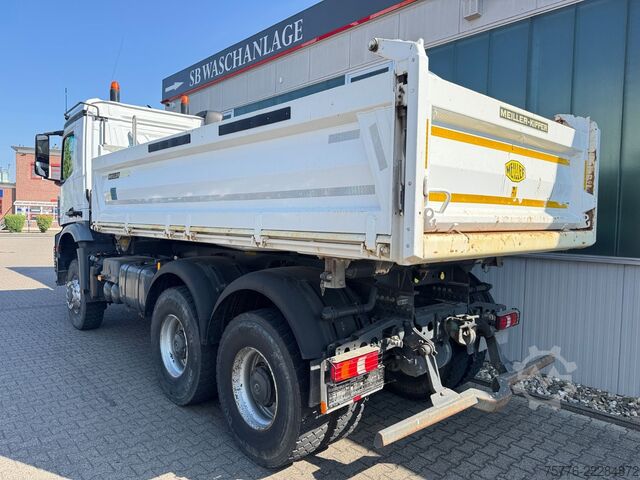 Three-sided tipper truck MERCEDES-BENZ 3343 Arocs 4 Allrad 6x6 MEILLER  Only 34.000 Km