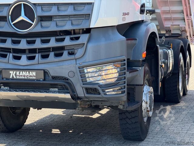 Three-sided tipper truck MERCEDES-BENZ 3343 Arocs 4 Allrad 6x6 MEILLER  Only 34.000 Km