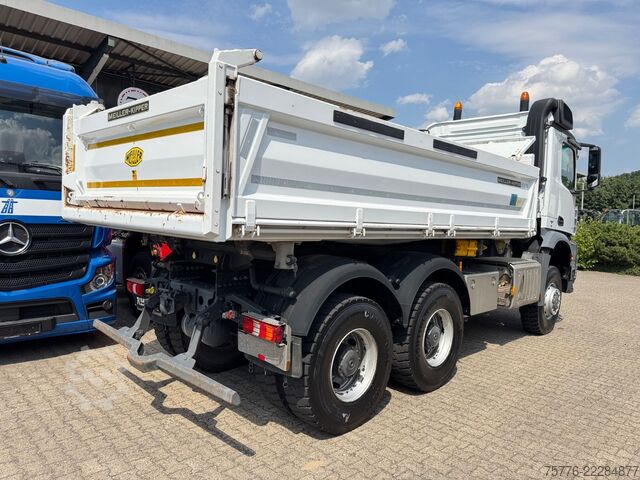 Three-sided tipper truck MERCEDES-BENZ 3343 Arocs 4 Allrad 6x6 MEILLER  Only 39.000 Km