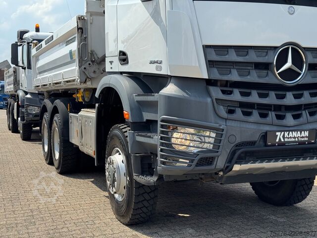 Three-sided tipper truck MERCEDES-BENZ 3343 Arocs 4 Allrad 6x6 MEILLER  Only 39.000 Km
