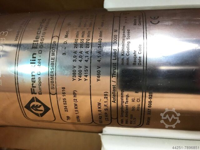 Submersible motor pump KSB Unterwasserpumpe UPA 150S-12 UPA 150S-12