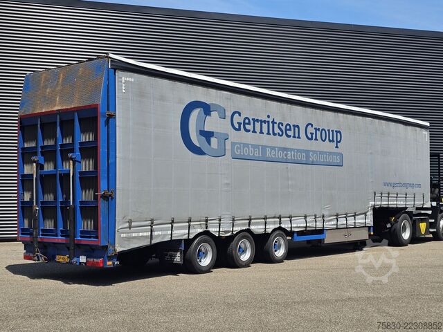 Low loader lintrailers HYDRAULIC RAMP / FORK LIFT - MACHINE TRANSPORT