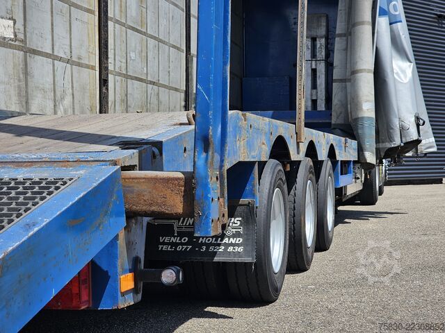 Low loader lintrailers HYDRAULIC RAMP / FORK LIFT - MACHINE TRANSPORT