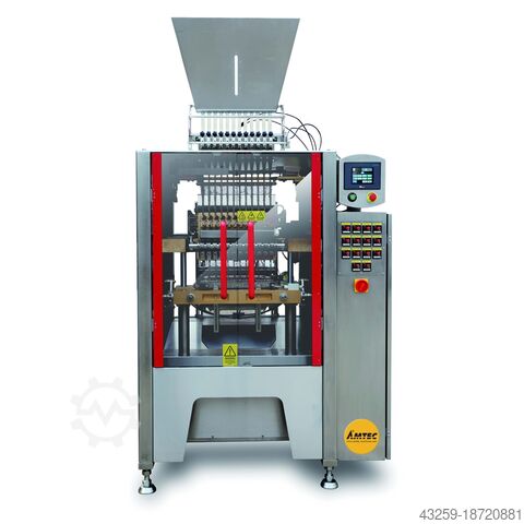 Kompaktes VFFS System AMTEC VFFS-SYS 12-lane 720-G