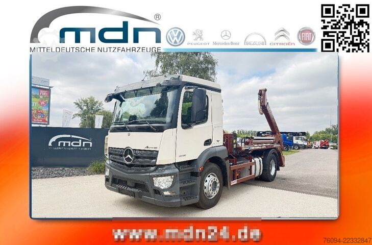Skip truck MERCEDES-BENZ Antos 4x2 Absetzkipper MEILLER AHK 35to