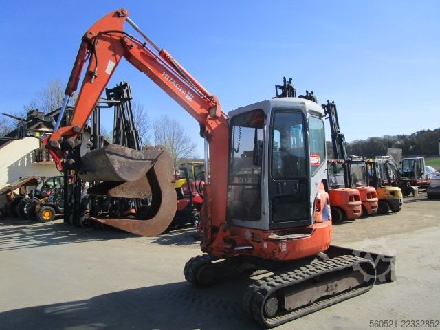 Minibagger Hitachi EX36UE - Schnellwechsler + 3 Löffel