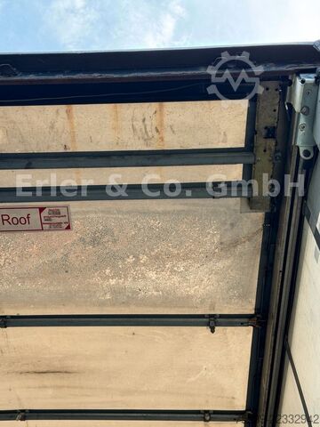 Open semitrailer with tarp SCHMITZ CARGOBULL Liftachse, Edscha, Rahmen verzinkt, 385/65