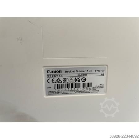 Digital print machine Canon imagePRESS V800 incl. Fiery, Booklet Finisher, Paper Deck