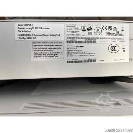 Digital print machine Canon imagePRESS V800 incl. Fiery, Booklet Finisher, Paper Deck