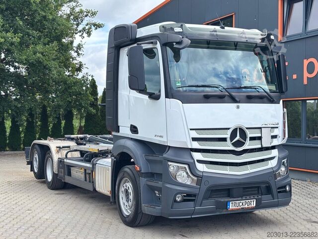 Roll-off tipper truck MERCEDES-BENZ Actros 2745 6x2 Abrollkipper Meiller RS2170