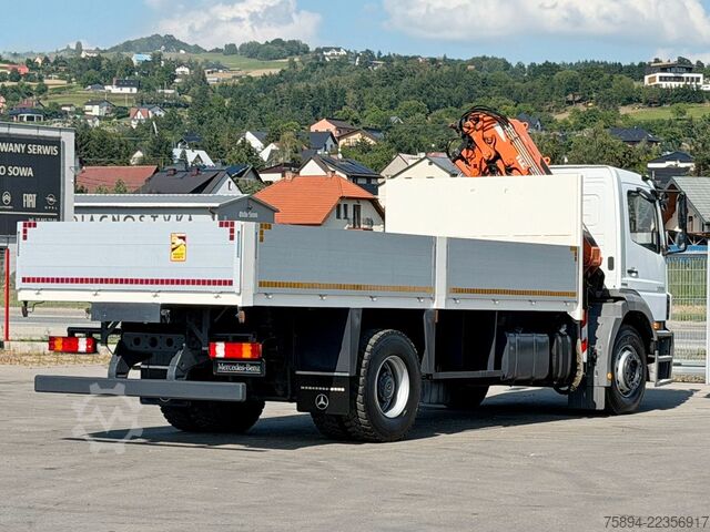 Truck mounted crane MERCEDES-BENZ AXOR 1829 * Pritsche 6,20 m + ATLAS 135.2 * TOP!