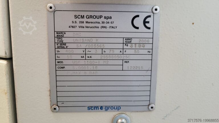 Breitbandschleifmaschine DMC UNISAND K