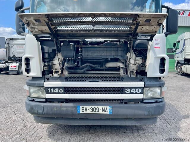 Tanker truck Scania G 114 - 340  FOOD TANK RETARDER,  HYDRAULIC, PTO