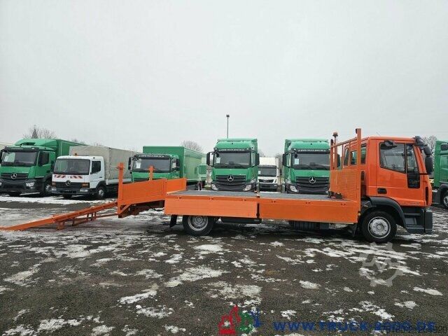 Autotransporter LKW Iveco 120E18 Maschinen/ Baumaschinen Transport Winde