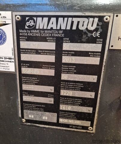 Gabelstapler Manitou ME 430