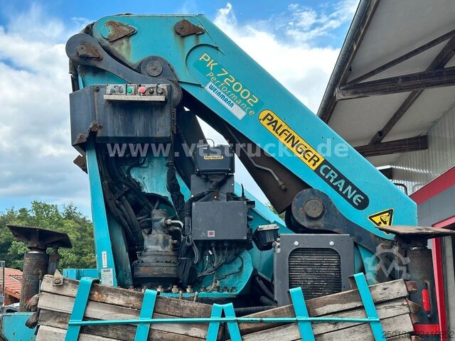 Flatbed truck MAN TGA 35.430 8x4 BL Baustoff PALFINGER 72002 LK