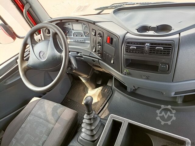 Flatbed truck with tarpaulin and tailboard Mercedes-Benz ATEGO 816