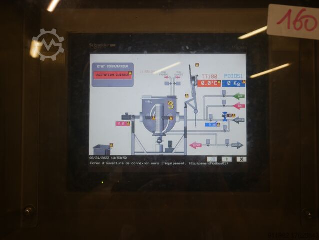 Cooking vessel Process Agro Marmite de cuisson 400L