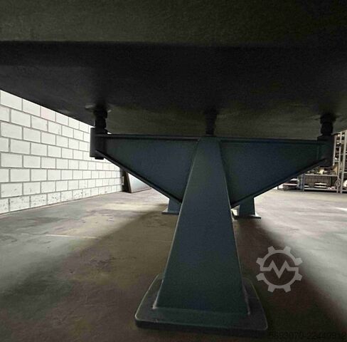 Inspection table, measuring table, surface plate Hartgestein Messplatte Granit  2000x1000x250 mm incl. Gestell