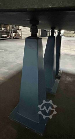 Inspection table, measuring table, surface plate Hartgestein Messplatte Granit  2000x1000x250 mm incl. Gestell