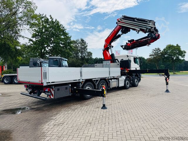 Flatbed truck MAN MAN TGS 35.520 mit F805R.2.7 L436 TECHNO NEU