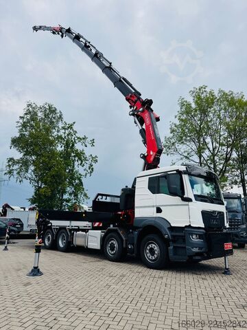 Flatbed truck MAN MAN TGS 35.520 mit F805R.2.7 L436 TECHNO NEU