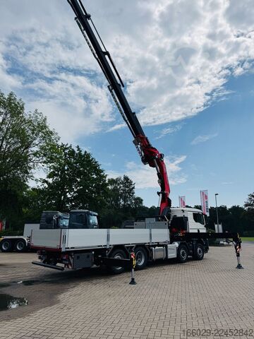 Flatbed truck MAN MAN TGS 35.520 mit F805R.2.7 L436 TECHNO NEU