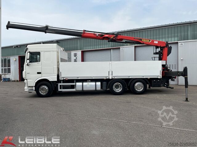 Truck mounted crane DAF XF 480*Palfinger Kran*Lift/Lenkachse*394 TKM*