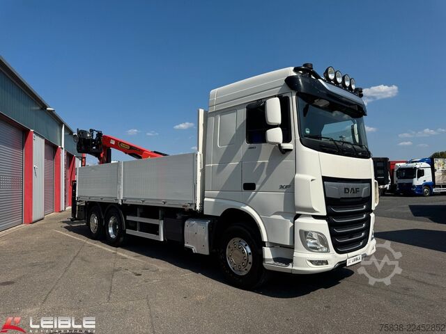 Truck mounted crane DAF XF 480*Palfinger Kran*Lift/Lenkachse*394 TKM*