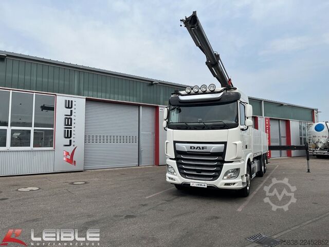Truck mounted crane DAF XF 480*Palfinger Kran*Lift/Lenkachse*394 TKM*