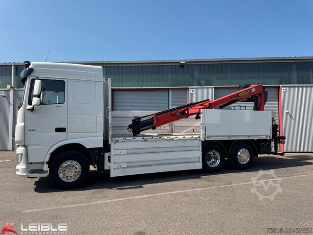 Truck mounted crane DAF XF 480*Palfinger Kran*Lift/Lenkachse*394 TKM*