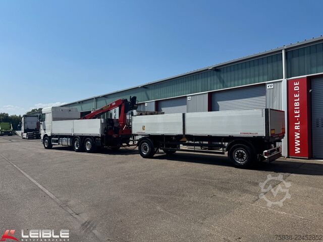 Truck mounted crane DAF XF 480*Palfinger Kran*Lift/Lenkachse*394 TKM*