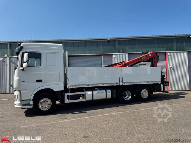 Truck mounted crane DAF XF 480*Palfinger Kran*Lift/Lenkachse*394 TKM*