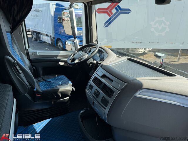 Flatbed truck DAF XF 480*Palfinger Kran*Lift/Lenkachse*394 TKM*